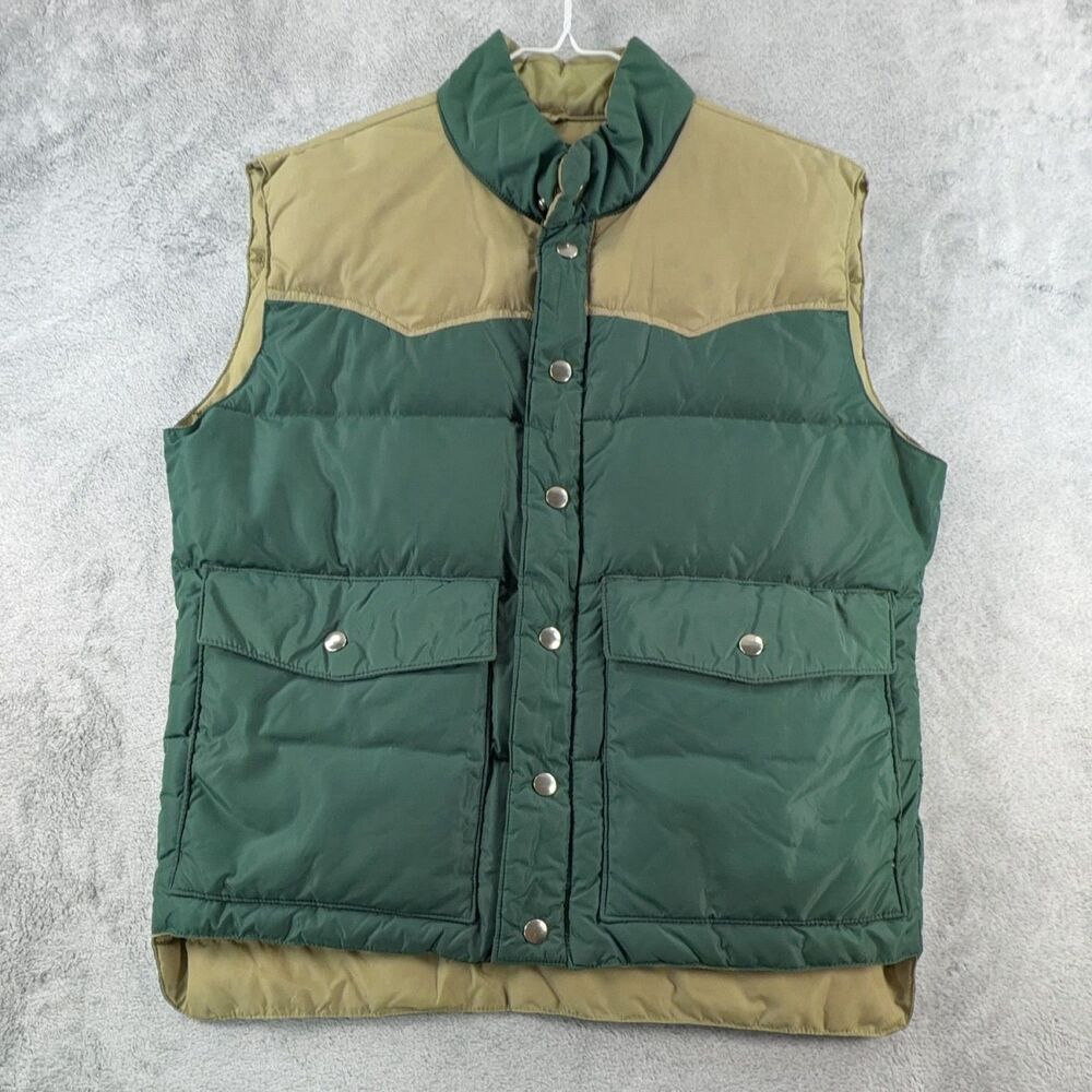 Envoy The Now Jacket Men's Down Vest Nylon Insulated Snap Casual Size M